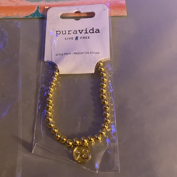 Pura vida bracelet and air freshener with post card - Picture 2 of 6